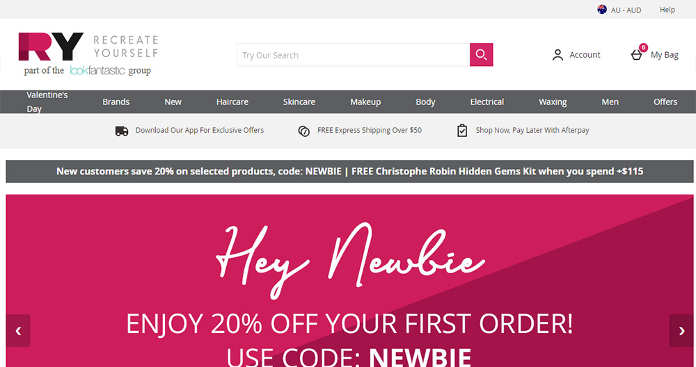 Australia’s Largest Online Beauty Retailer – RY